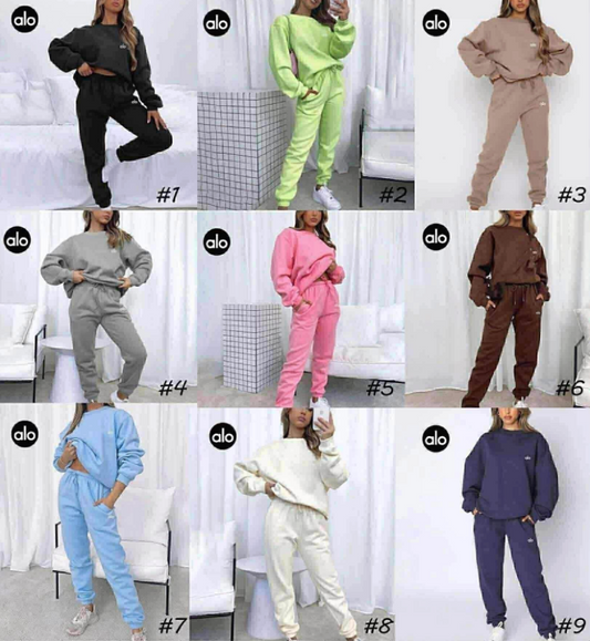 Branded 2pc Sweat Set